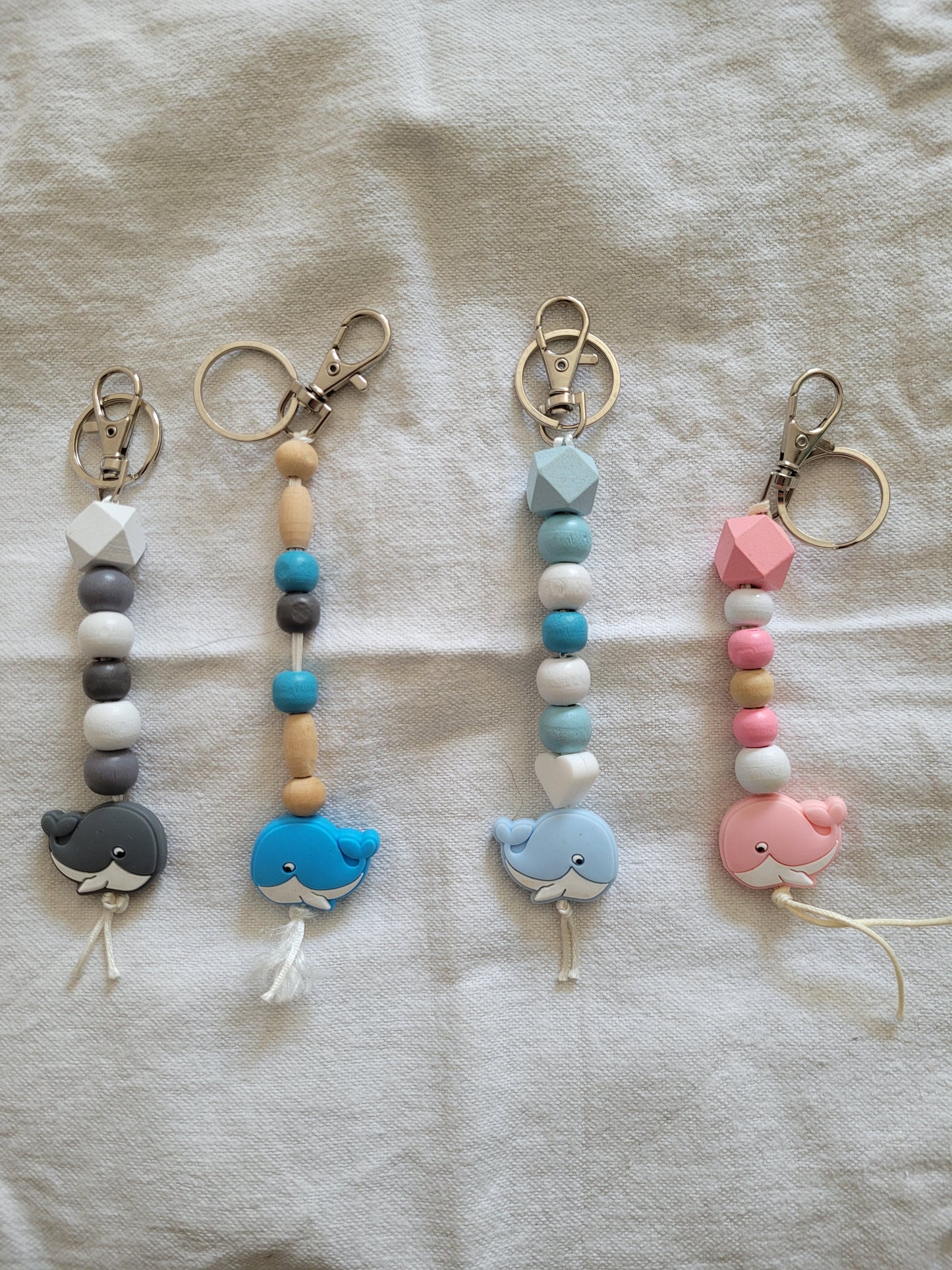 Porte-clés baleines