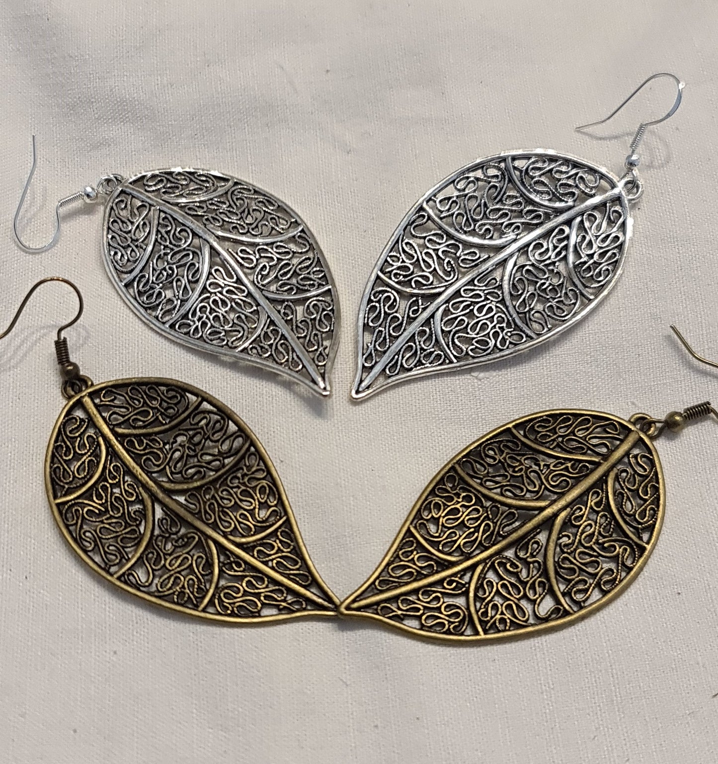 Boucles d'oreilles "Feuilles"