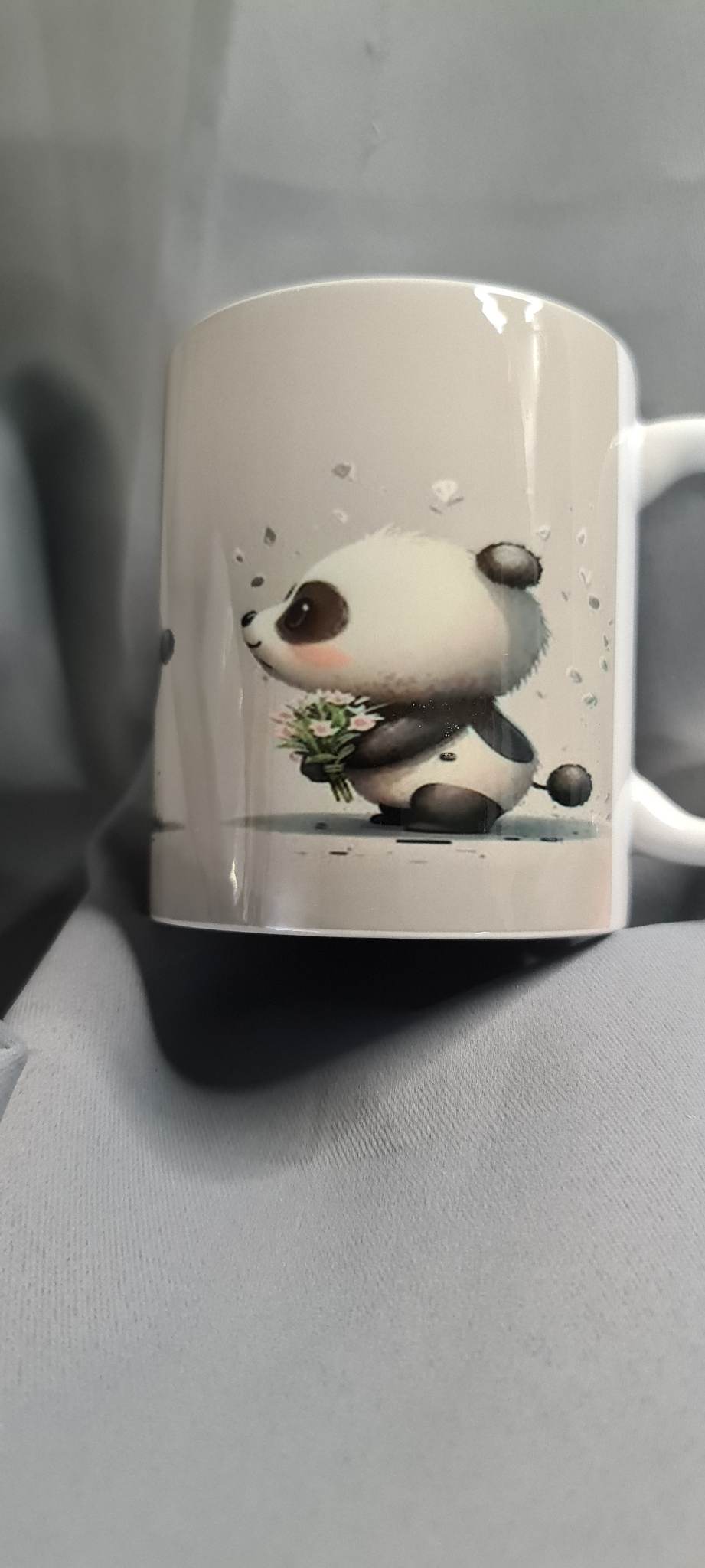 Tasse "Pandas & Fleurs"