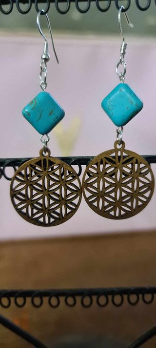 Boucles d'oreilles "Bois"