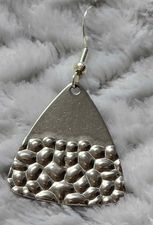 Boucles d'oreilles "triangle et coeur"