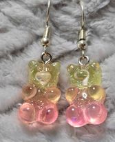 jolie boucles d'oreilles "Ourson"