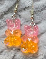 jolie boucles d'oreilles "Ourson"