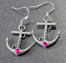 Boucles d'oreilles "Ancre marine"