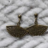 boucles d'oreilles "Eventail"