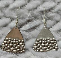 Boucles d'oreilles "triangle et coeur"