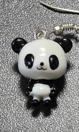 Boucles d'oreille "Bébé panda"
