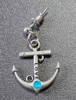 Boucles d'oreilles "Ancre marine"