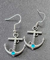 Boucles d'oreilles "Ancre marine"