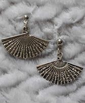 boucles d'oreilles "Eventail"