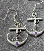 Boucles d'oreilles "Ancre marine"