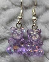 jolie boucles d'oreilles "Ourson"