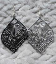 boucles d'oreilles "Feuille filigrane"