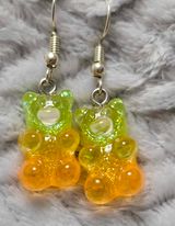 jolie boucles d'oreilles "Ourson"