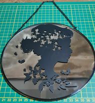 miroir de décoration personnalisable