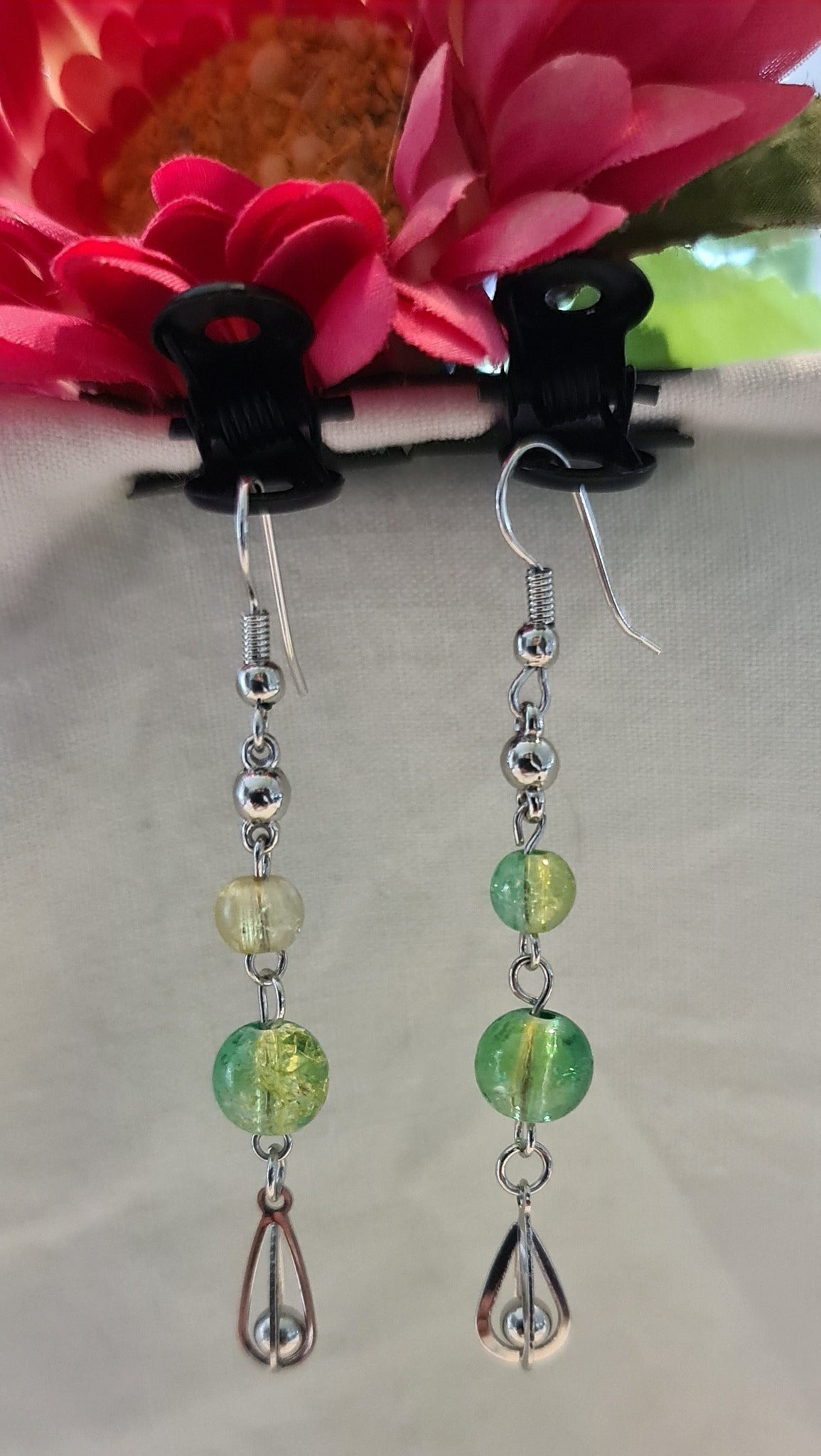 Boucles d'oreilles "Chute de perles"