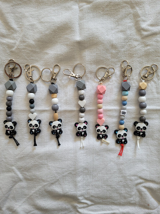 Porte-clés pandas