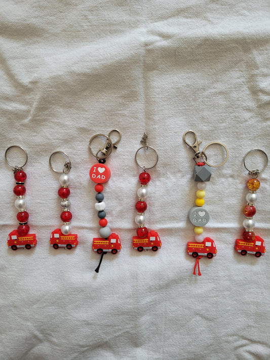 Porte-clés camions de pompiers
