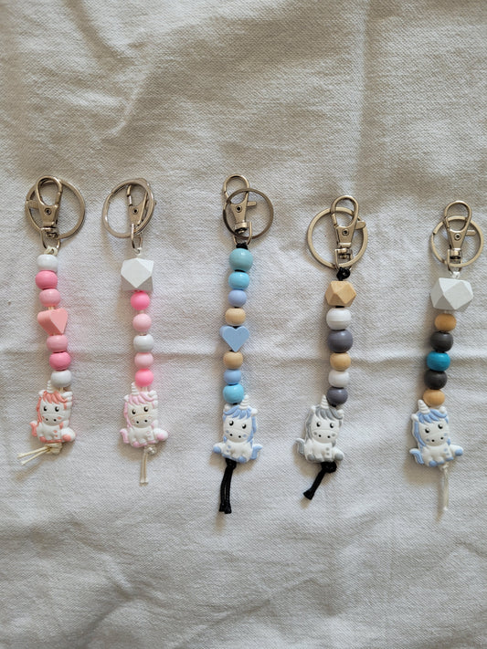 Porte-clés licornes