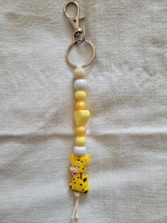 Porte-clés girafe