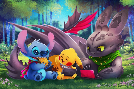 Tasse "Pokéstitch Dragons"