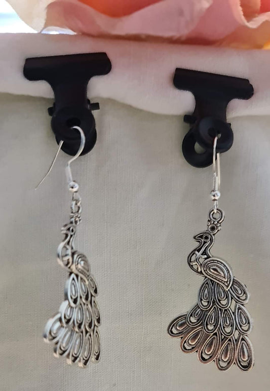 Boucles d'oreilles "Paons"