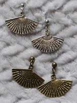 boucles d'oreilles "Eventail"