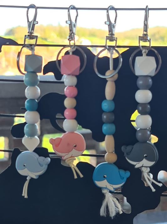 Porte-clés baleines