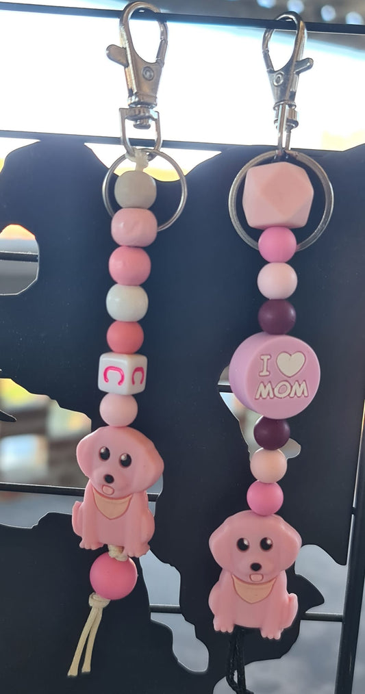 Porte-clés chiots