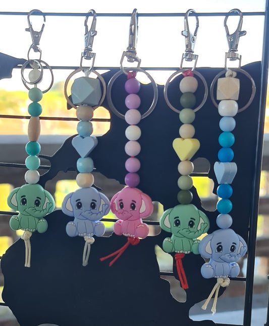 Porte-clés éléphants