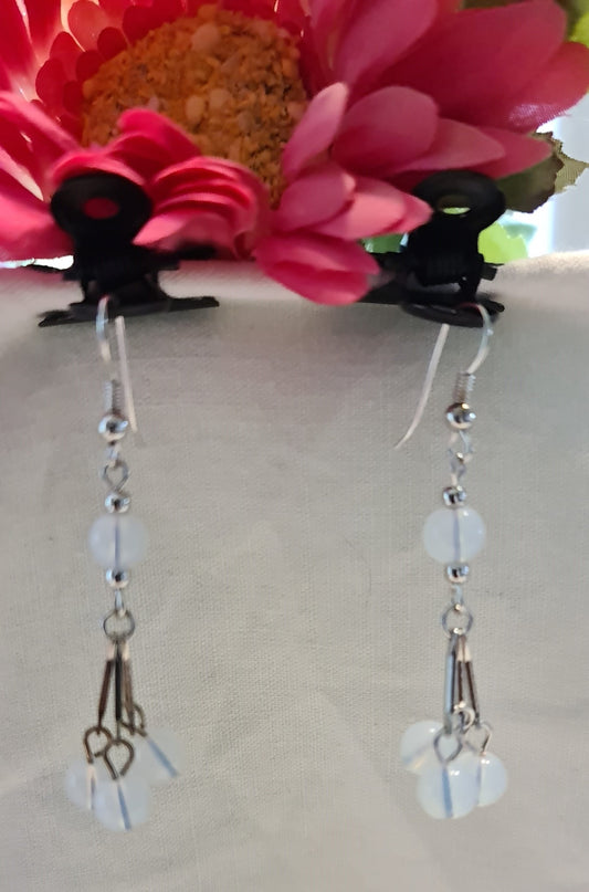 Boucles d'oreilles "Pluie de perles"