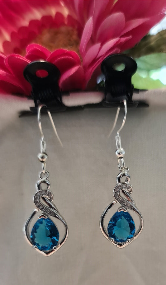 Boucles d'oreilles "Gouttes de pluie"