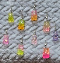 jolie boucles d'oreilles "Ourson"